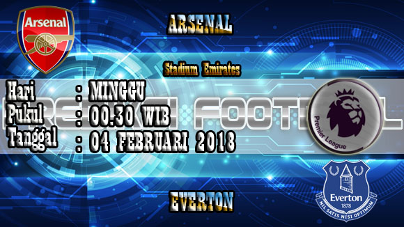 Prediksi Skor Arsenal vs Everton 04 Januari 2018